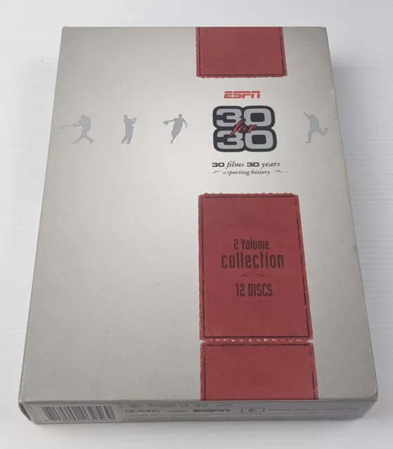 ESPN 30 For 30 Volume 1 & 2 Collection 12 Disc Set - Genuine Region 4 DVD