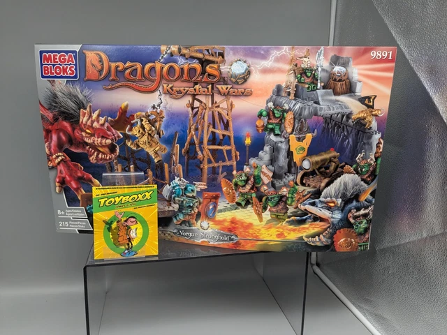 Mega Bloks Dragons Krystal Wars 9895 – Homme Bateau de Guerre 250 pièces