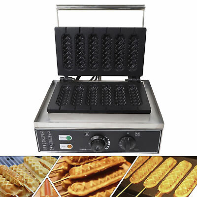 Mini Electric waffle maker machine anti-adhérent-Cuivre Céramique Plaque UE-Connecteur 