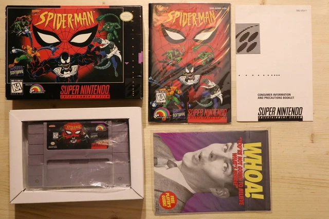 SPIDER-MAN: ANIMATED SERIES US-NTSC sgZ/VGC/TBE IMBALLO ORIGINALE/CIBboxed Super Nintendo SNES EUR 249,99 - PicClick IT SPIDER-MAN: ANIMATED SERIES US-NTSC sgZ/VGC/TBE IMBALLO ORIGINALE/CIBboxed Super Nintendo SNES EUR 249,99 - PicClick IT