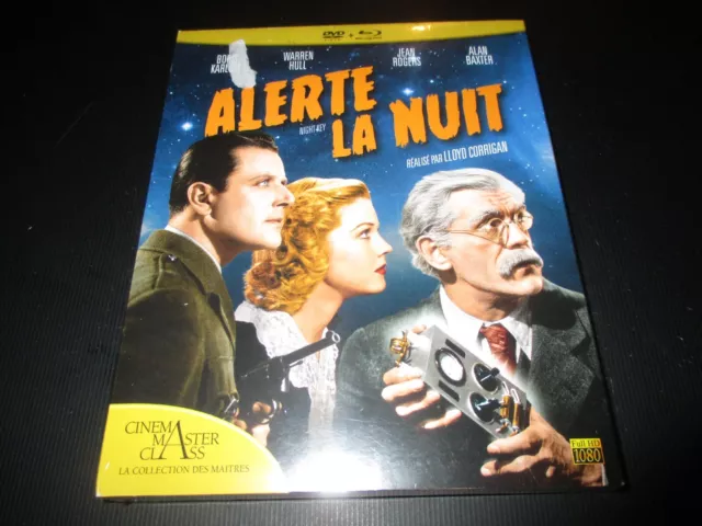 COFFRET BLU-RAY + DVD NEUF "ALERTE LA NUIT" Boris KARLOFF / Lloyd CORRIGAN