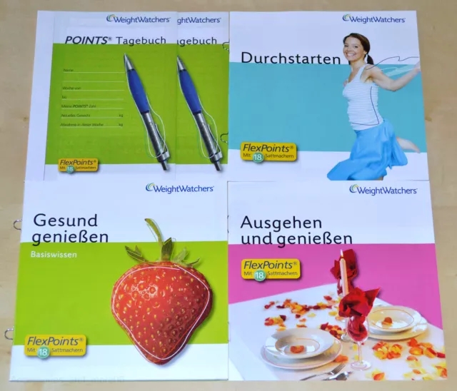 Weight Watchers Start Broschüren - POINTS Analyse Ihr Sattmacher Plan SET 2 2014