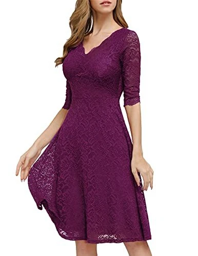 JASAMBAC Mother of The Birde Dress Party Dress for Women Elegant Cocktail