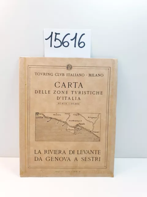 MAP OF THE Tourist Zones Of Italy - The Riviera Di Levante From Genoa ...