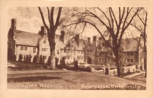 Vintage 1920s Postcard Cuyler Hall Princeton University New Jersey Unused