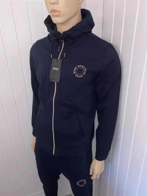 Navy hugo boss 2025 tracksuit