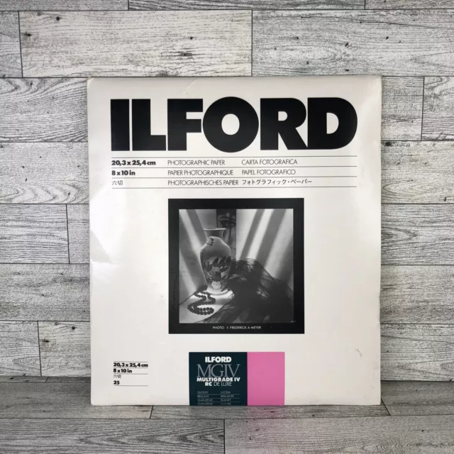 ILFORD MGIV Multigrade IV RC De Luxe Paper (Glossy, 8 x 10", 25 Sheets)