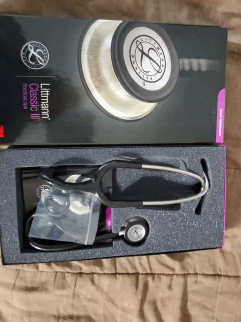 3M Littmann Classic III Stethoscope - Black -