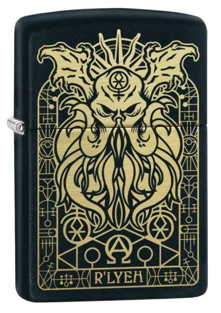 Zippo Windproof Engraved Demonic Monster Lighter, 29965, New In Box