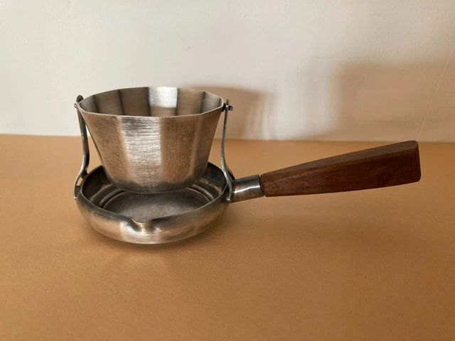 Passoire à thé métal manche bambou 70mm