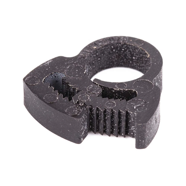 GRAINGER APPROVED HC-B-PA66-BK Hose Clamp,Black,0.181" W