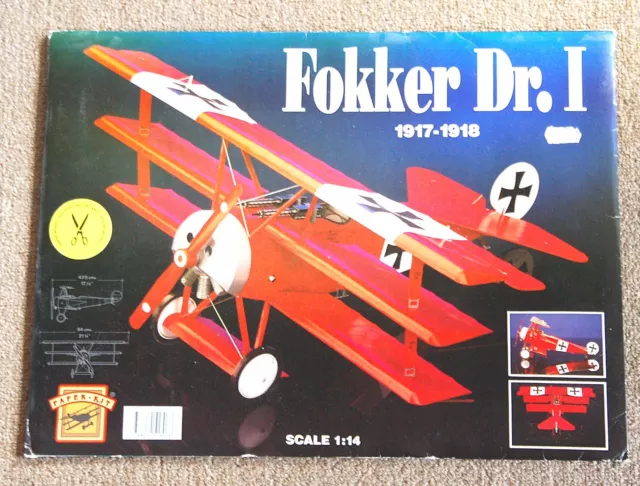 Martinez Casalta - Dreidecker Triplane Fokker DR. I von 1917 / 1918 - 1:14