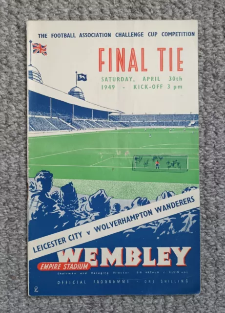 Programma finale FA Cup 1949, Leicester City v Wolverhampton Wanderers