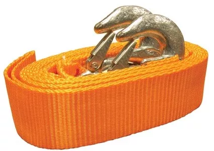 Heavy Duty Breakdown Recovery & Towing 2.5 Tonne Tow Belt Strap Rope (3.5m Long)