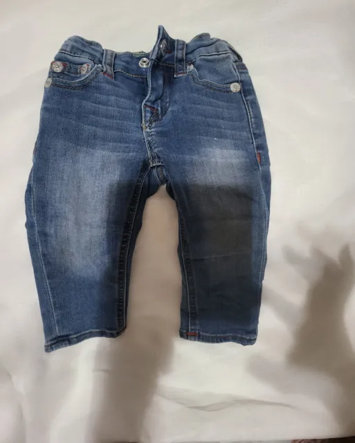 Baby Boys Girls Infant True Religion Skinny Jeans Size 12 Mos Months EUC