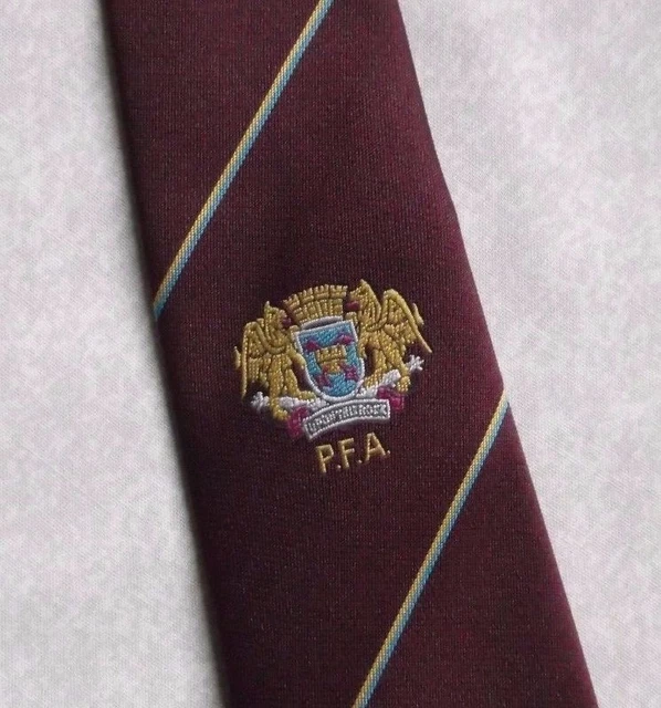 Tie Necktie Mens Vintage Crested Club Association Society PFA