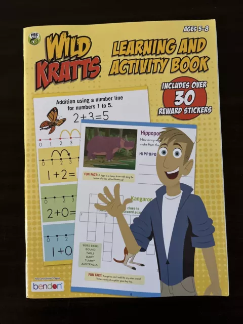 Reading: 48 Pg. PBS Cyberchase Activity Workbook (Math, Puzzles,  StickersNEW