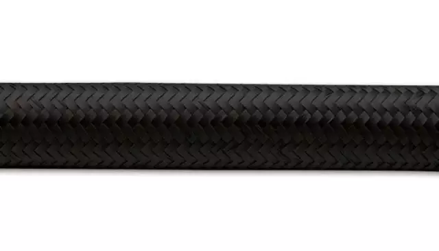 Vibrant -10 AN Black Nylon Braided Flex Hose (20 foot roll) 11980 3