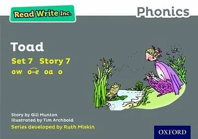 READ WRITE INC. Phonics: Toad (Grey Set 7 Storybook 7) - 9780198372325 ...