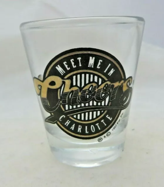 Cheers Charlotte bar Shot Glass Meet me in