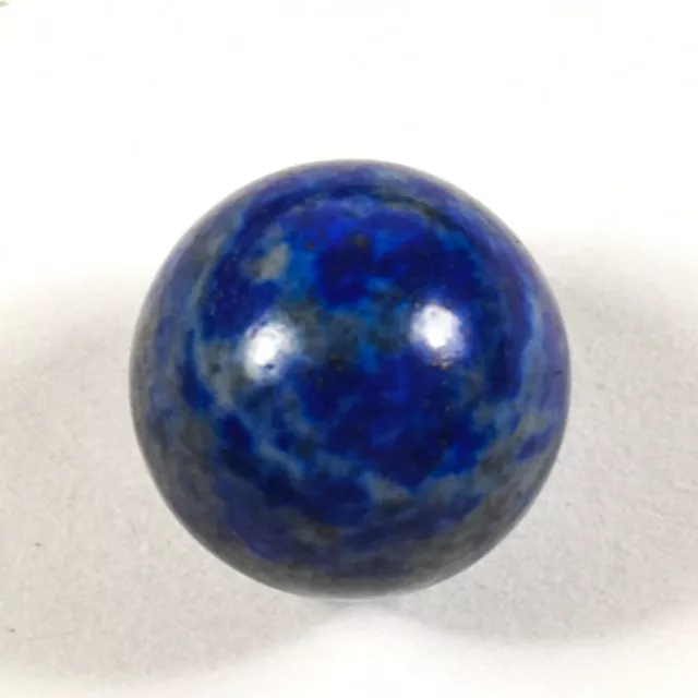 16mm Rich Deep Blue Lapis Lazuli w/ Golden Pyrite Sphere Ball Afghanistan (1PC)