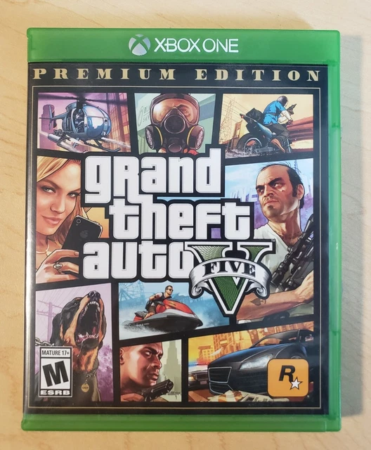 GRAND THEFT AUTO V GTA 5 Xbox One Complete With Manual & Map 16.99