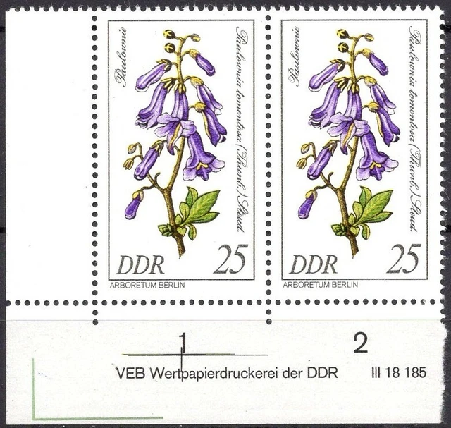 DDR 1981 Mi.Nr. 2576 ** postfrisch Eckrand mit DV Druckvermerk