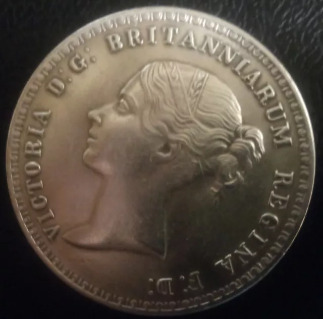 Retro Queen Victoria 1839 Young Head 'Silvered Version' Una & the Lion Five...