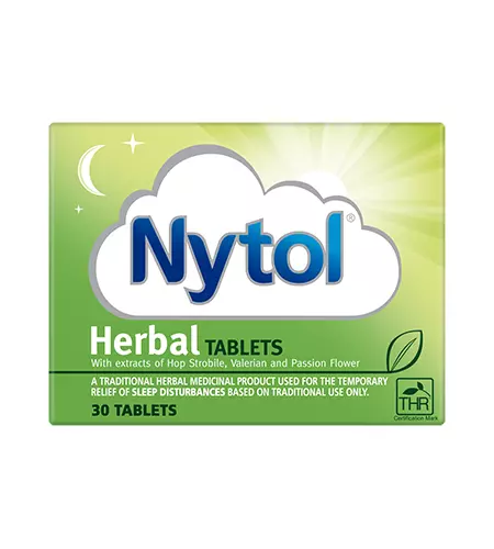 Nytol Herbal Sleep Aid - Natural Sleep Aid For Insomnia- 30 Tablets