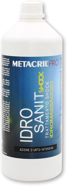 IDRO SANIT Shock 1 LT - Sanificante Shock per Idromassaggio(Teuco, Jacuzzi, Alba