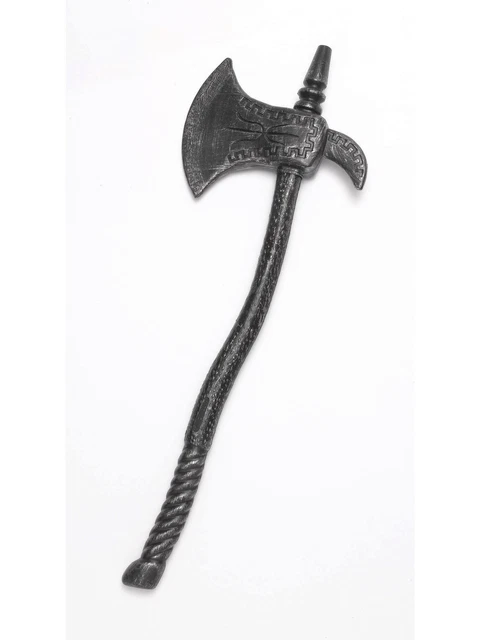 Ascia Antico Look 66cm Argento Ascia Costume Arma Scena Halloween