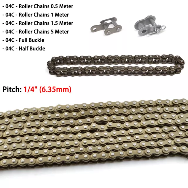 TRITAN Roller Chain: Single Strand, 25, 1/4 In Pitch, Steel - Foto 4