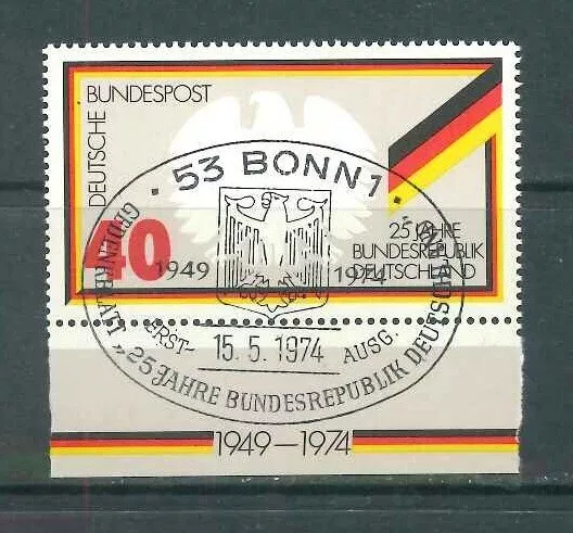 BRD / Bund Mi-Nr. 807 Vollstempel Bonn ESST - Einzelmarke aus Block 10