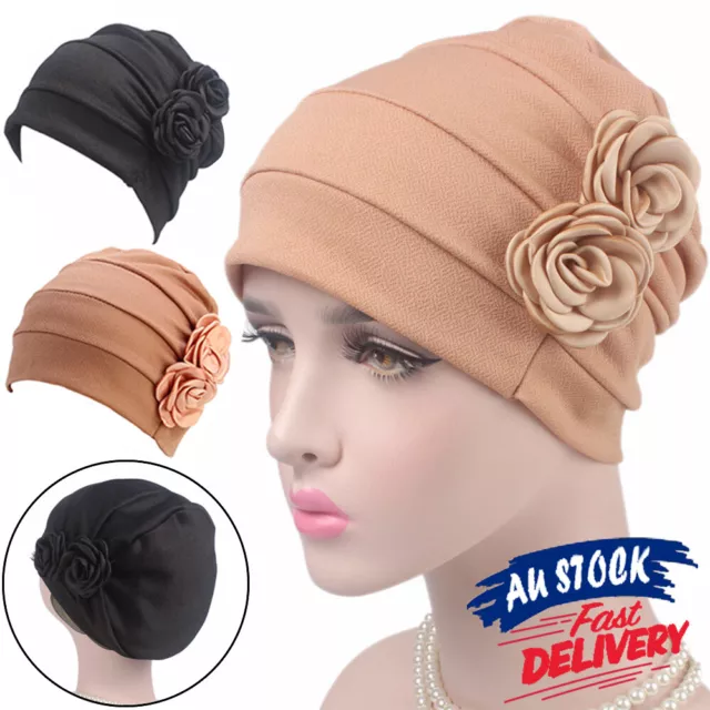 Headwear Chemo Cap Night Sleep for Cancer Patien Womens Turban Soft Beanie Hat