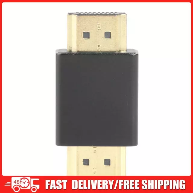 Male to Male HDMI-compatible Adapter 19 Pin Type A Extender for HDTV Laptop (Bla