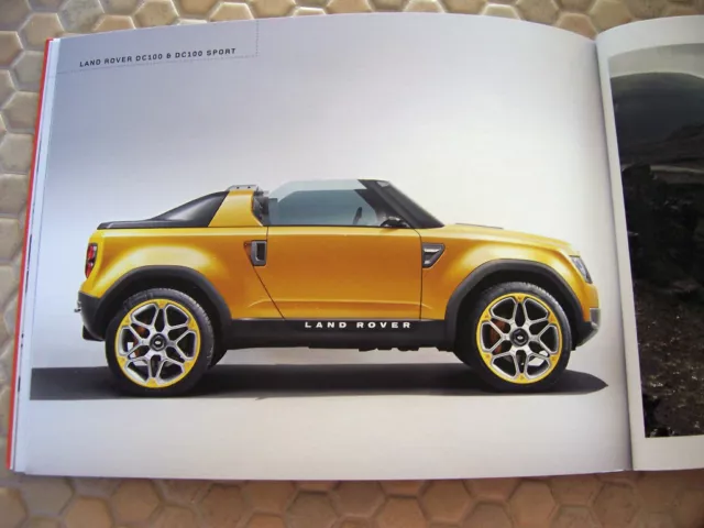 Land Rover Convertible Dc100 Dc100 Sport Prestige Brochure Data Dvd Book 2012 2