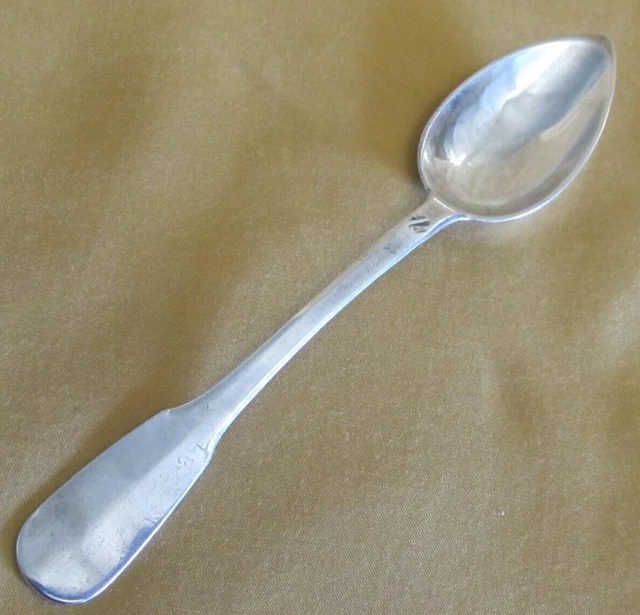 Cuillère à Soupe En Argent Massif – Poinçon Minerve – 56g – Monogramme MG (occasion)