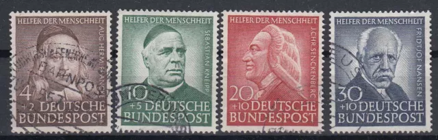 Briefmarken  -  BRD   -   MiNr. 173 - 176     -    gestemp.