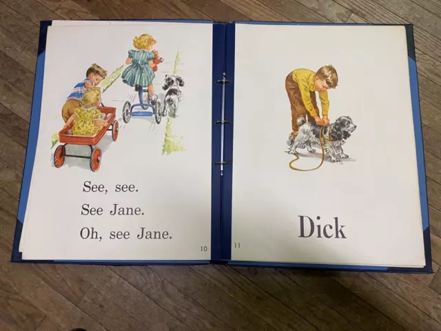 Vintage 1951 "Our Big Book" Dick, Jane, Sally Ruff, Spot- Huge w/Easel ~ TY84 Vintage 1951 "Our Big Book" Dick, Jane, Sally Ruff, Spot- Huge w/Easel ~ TY84