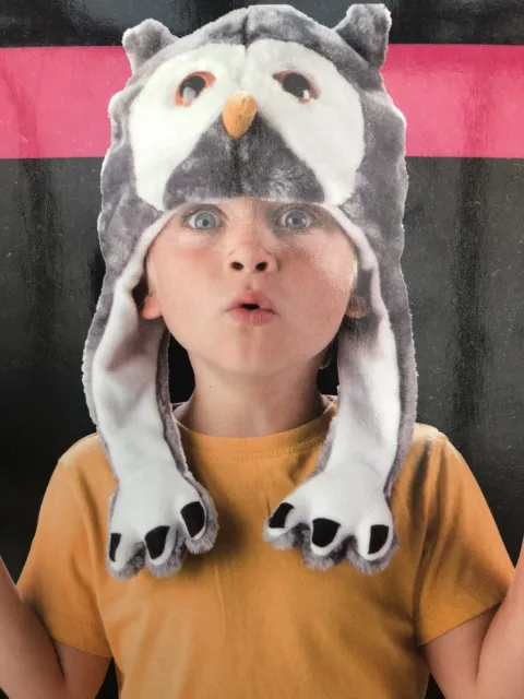 Children Toddler furry ear warming hat OLLIE OWL design BNWT & sealed