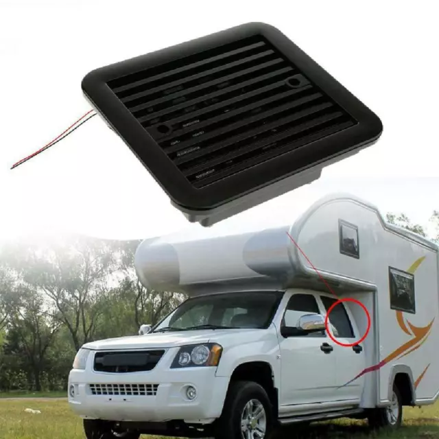 12V Fridge Vent Fan RV Trailer Caravan Side Air Ventilation Exhaust Fan Silence