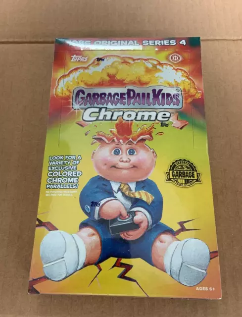 2022 Topps GPK Garbage Pail Kids Chrome Factory Sealed Hobby Box 1986 Series 4