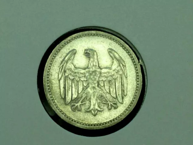 Deutschland, Weimarer Republik 1 Mark Silbermünze 1924A Silber '500 Deutsches Reich