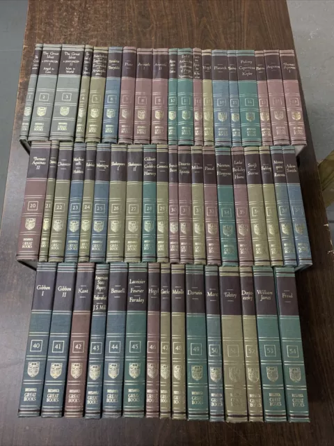 Britannica Great Books of the Western World Complete 54 Volumes Hardcover 1952