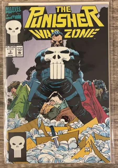 Punisher War Zone #3 VF 1992 Marvel Comics.  C04