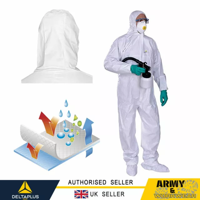 Disposable Paper Overalls Coveralls Protective Suit Weed Killer Paint Spraying