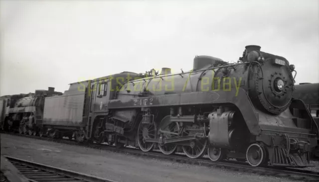 1957 CP Canadian Pacific 4-6-2 Steam Locomotive #2472 - Vtg Railroad Negative