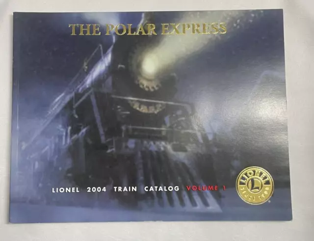 The Polar Express Lionel 2004 Train Catalog Volume 1 Book Free Shipping