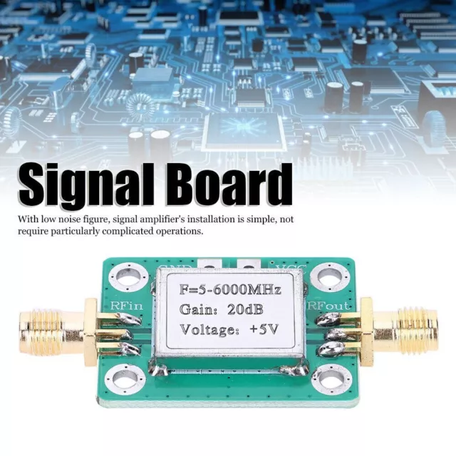 Composant amplificateur de puissance RF compact 5M 6GHz 20dB gain large gamme de 3