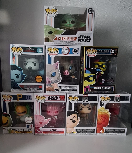 Funko Pop Sammlungsauflösung Star Wars, Marvel, MLB etc. 8 Figuren ungeöffnet